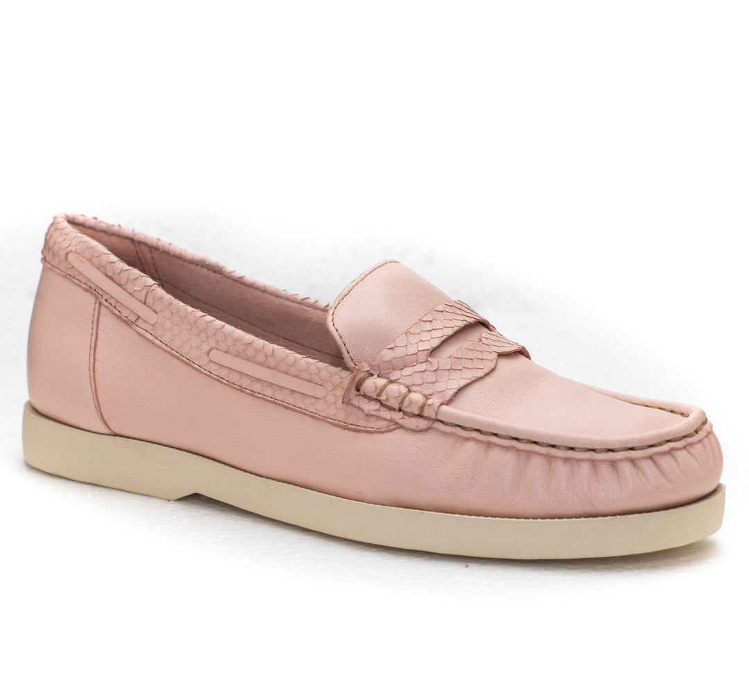 mocassim feminino aberto